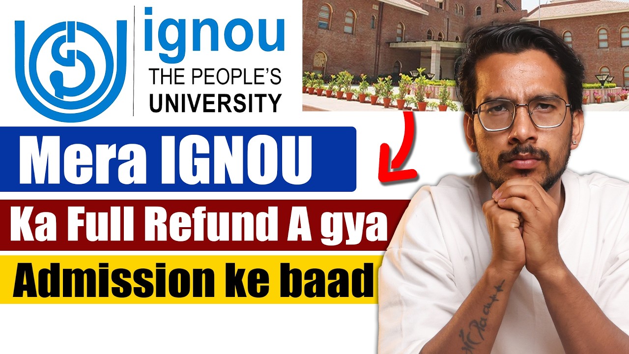 IGNOU Admission Cancellation & Fee Refund Process: Step-by-Step Complete Guide