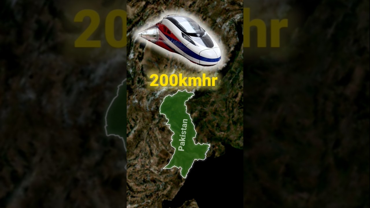Pakistan first bullet train project #shorts #trending #geography #maps #bullettrains #viralshort