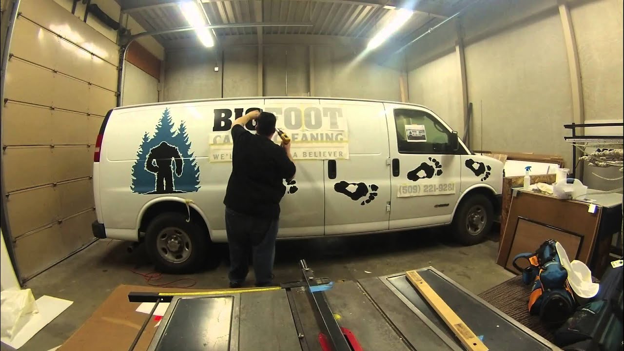 MDSC Bigfoot Van Graphics Installation Time-Lapse