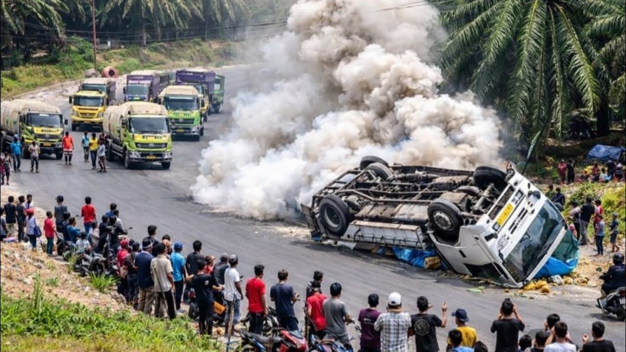 Bukit Kodok 2026 Truck Berlomba Melewati Tanjakan || Truck Terbalik.