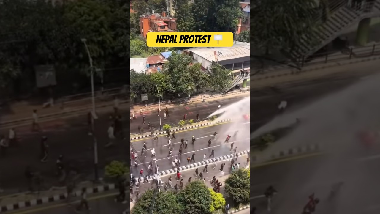 Nepal Protest 2025 #nepal #nepalprotest #nepalnews #india #corruption #kpsharmaoli #riot #viral
