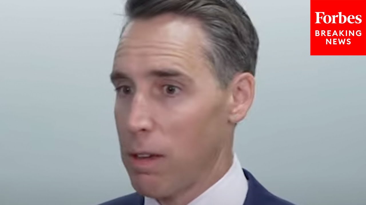 Josh Hawley Discusses Trump's Pick Of JD Vance, Responds To 'Cat Lady' Remarks