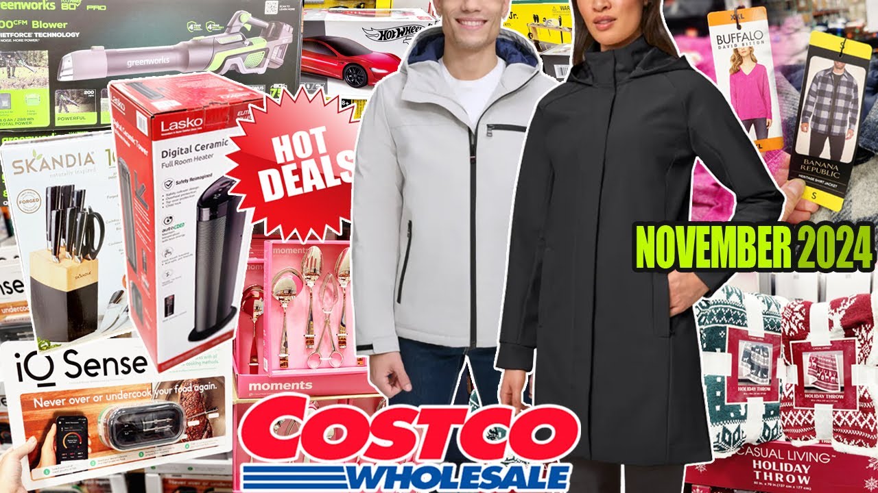 COSTCO NEW ARRIVALS & GREAT DEALS for NOVEMBER 2024! #shopwithme #costcofinds