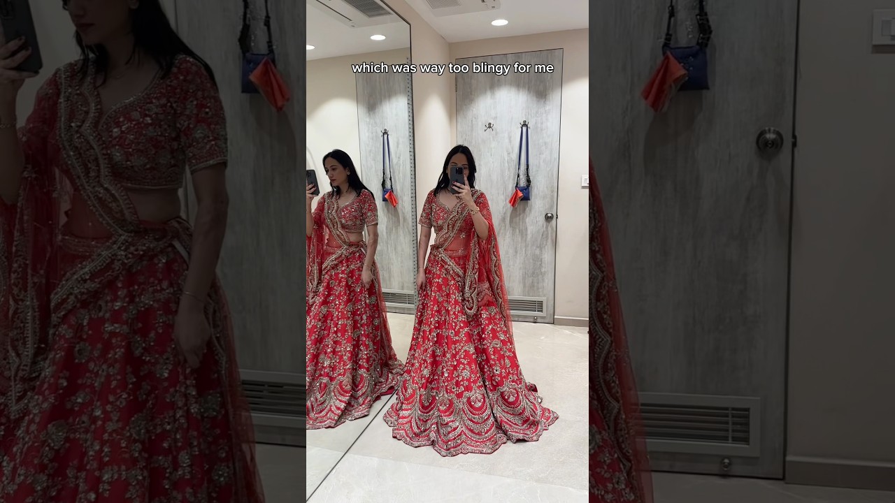 Indian Bridal Lehenga Shopping #indianwedding