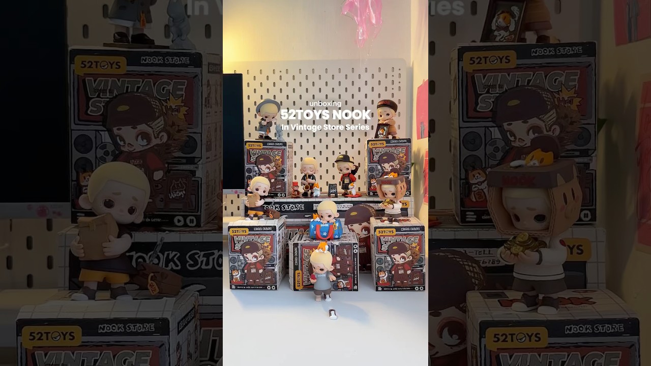 unboxing nook in vintage store series #unboxing #asmrsounds #blindbox #mysterybox #kawaii #cute