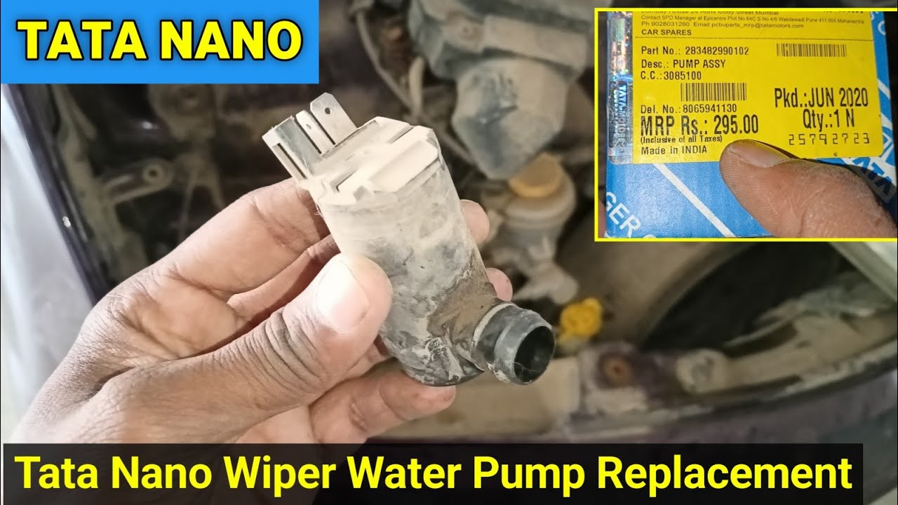 Tata Nano Wiper Water Pump Replacement | ballubhai Nt