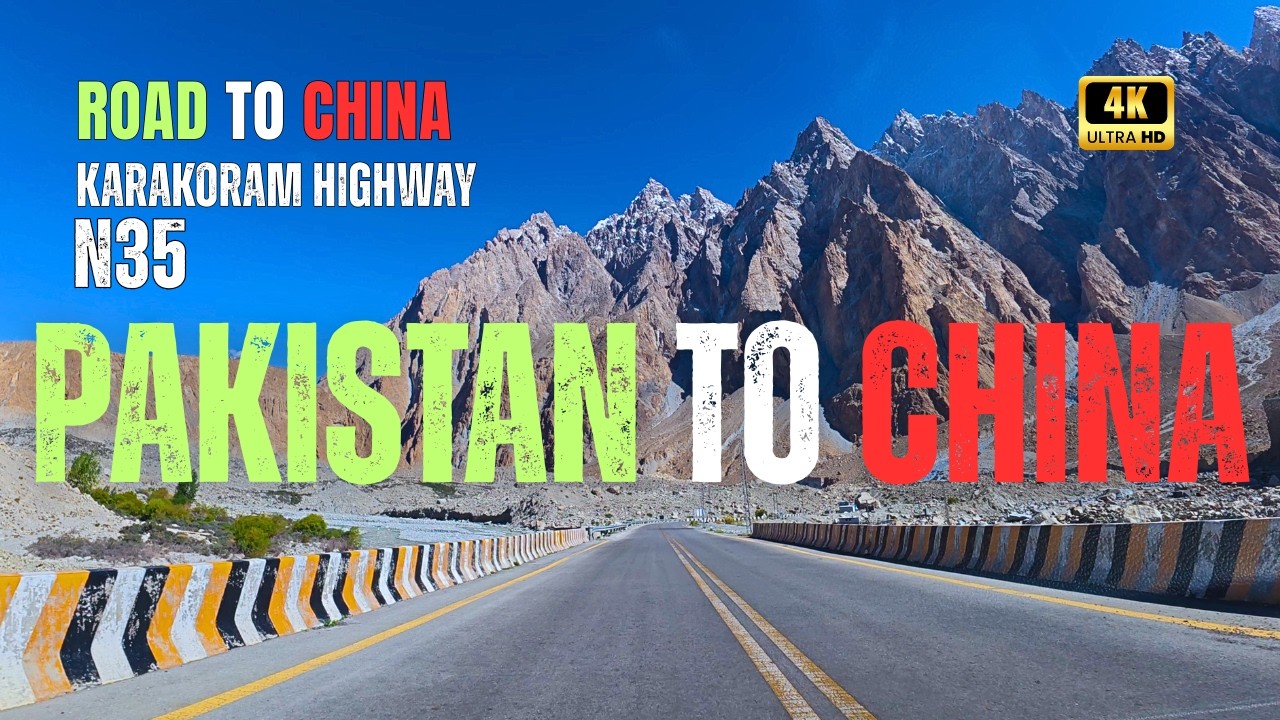 Driving Karakoram Highway | Pakistan 🇵🇰 to China 🇨🇳 | Epic Border Drive in 4K