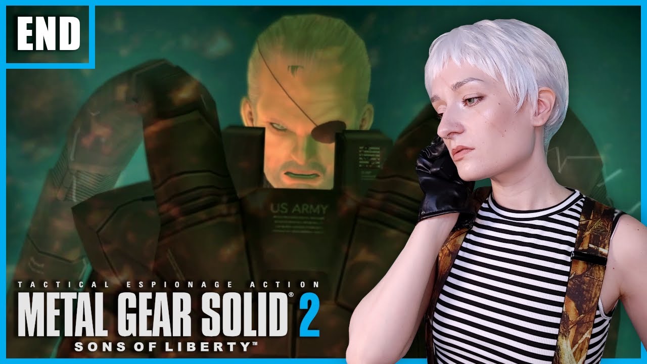 The ENDING of Metal Gear Solid 2: Sons of Liberty BLEW MY MIND! | First Playthrough (Olga cosplay)