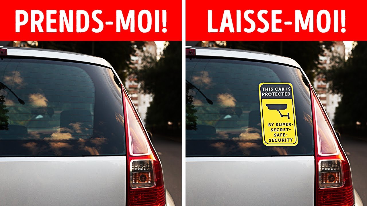 Méthodes originales pour protéger votre voiture + autres conseils de sécurité en 20 minutes