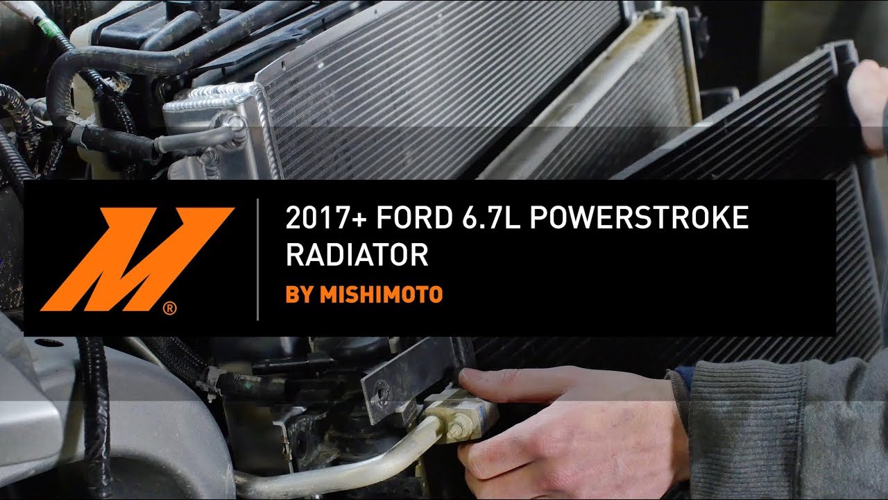 2017+ Ford 6.7L Powerstroke Radiator Installation Guide by Mishimoto