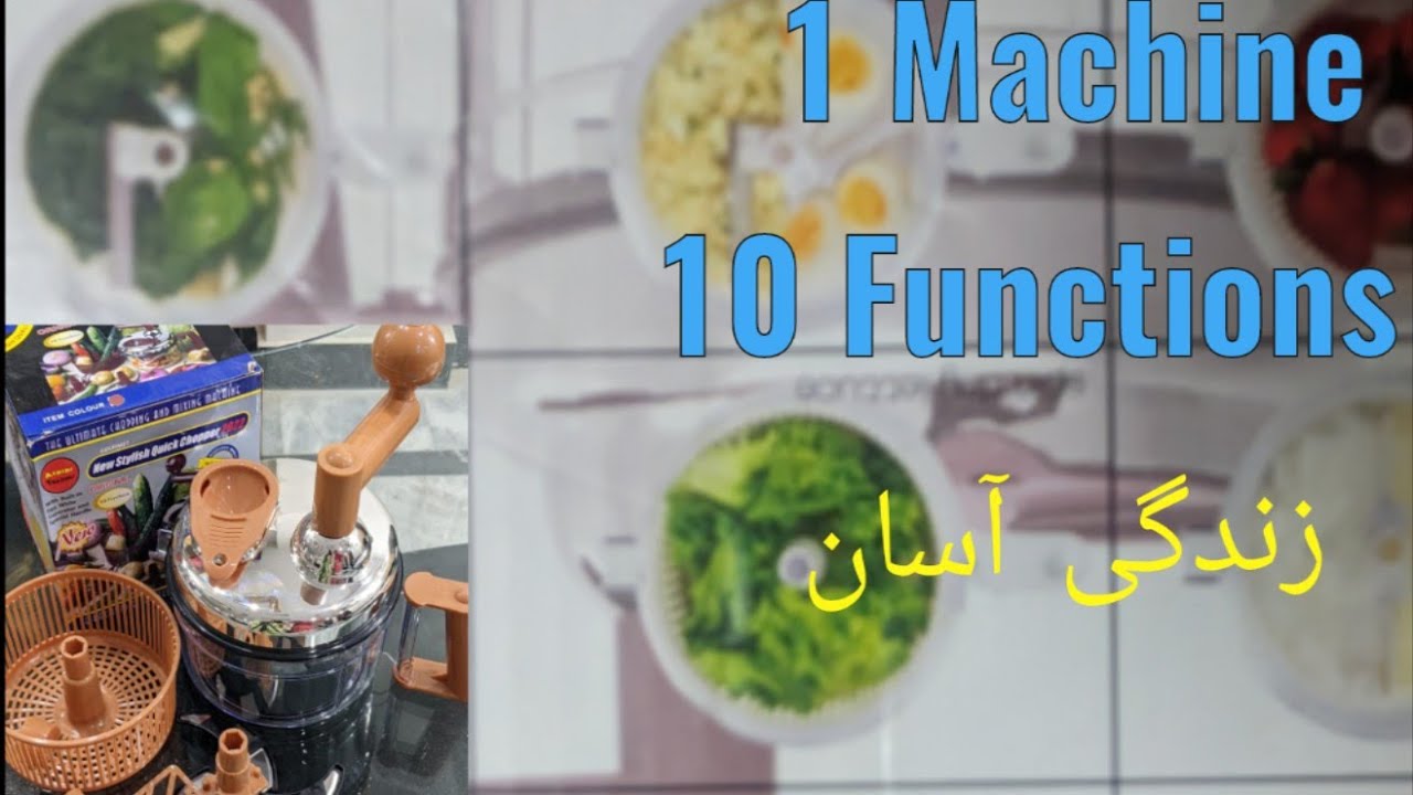 Quick Chopper/Mini Food Processor| Mixing Machine Manual Honest Review /food, vegetable chopper