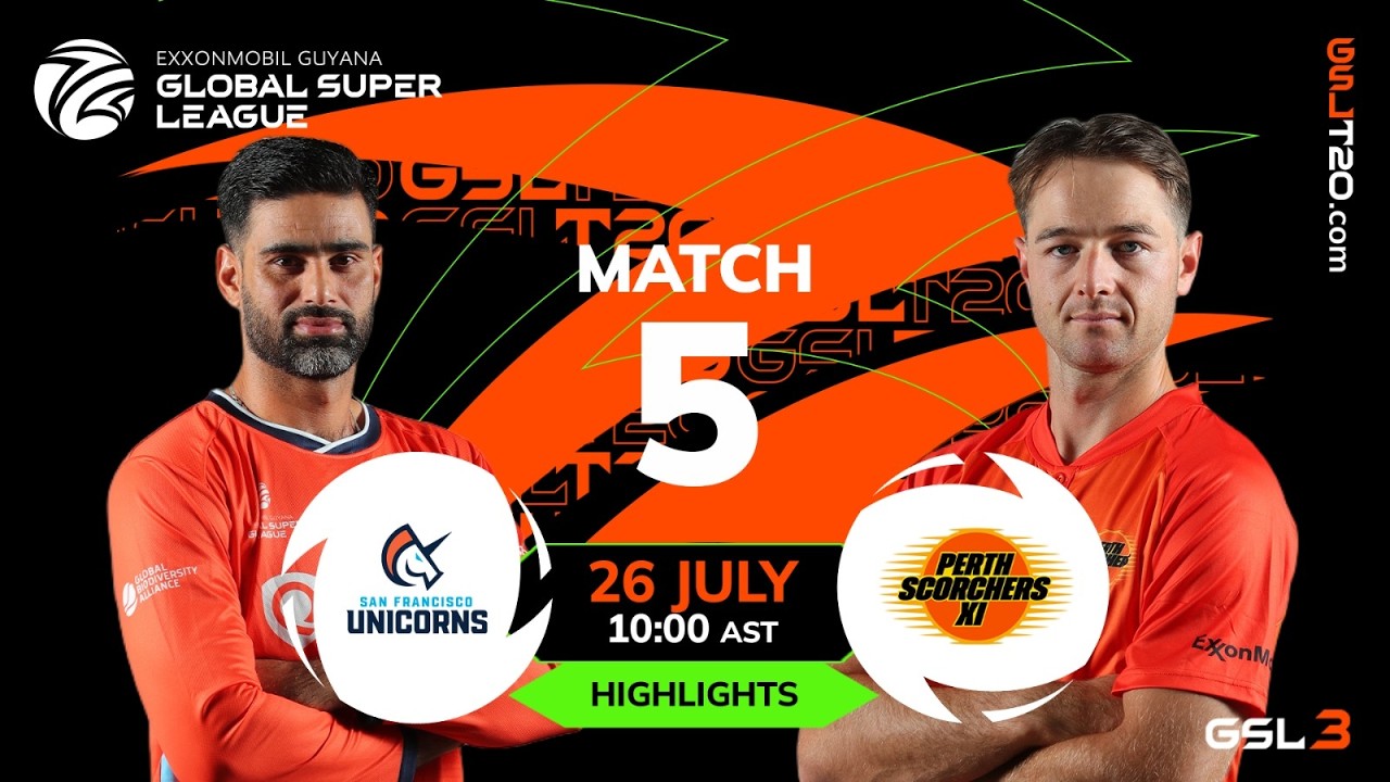 Match Highlights | San Francisco Unicorns vs Perth Scorchers XI | GSL 2026