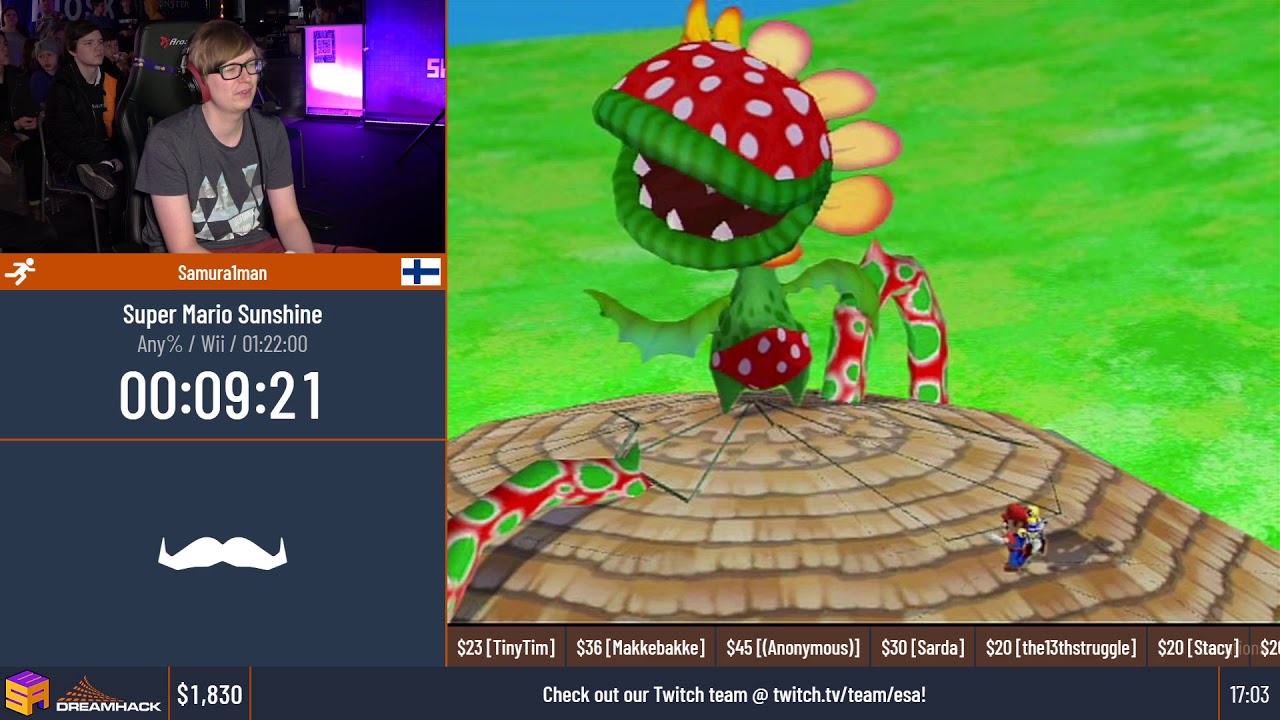 Super Mario Sunshine [Any%] by Samura1man - #DHW19
