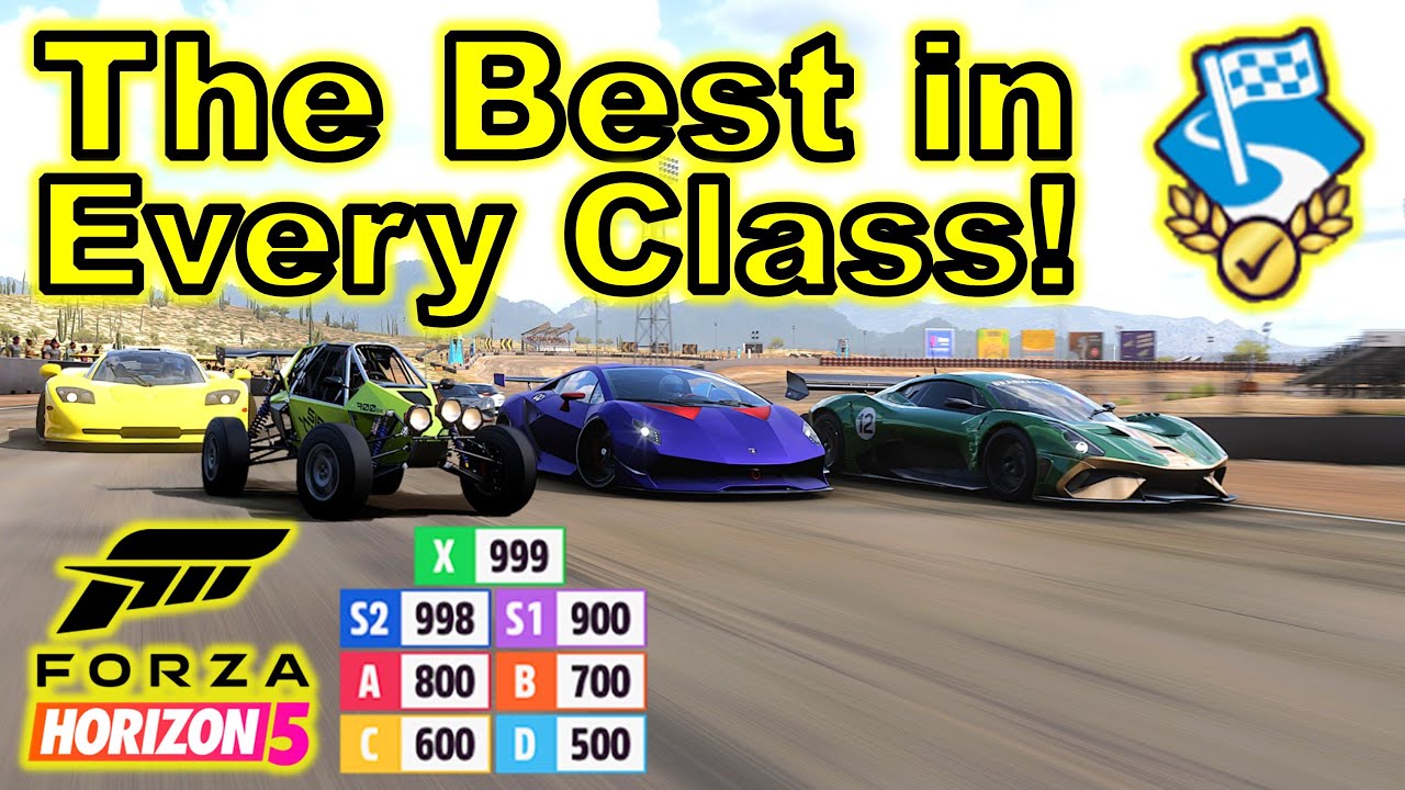 The BEST Cars In Each Class For Road Racing In Forza Horizon 5!