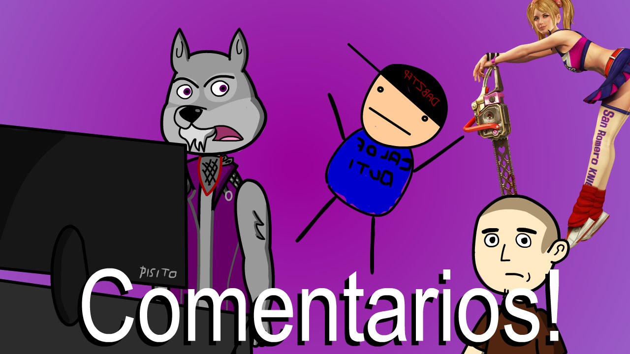 El fuckin' lobo, los comentarios y Lollipop Chainsaw (animación @Valnetic) | HUNTEY