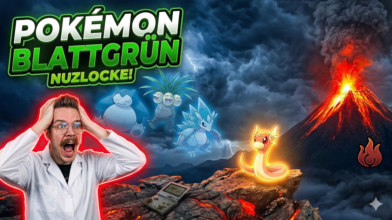 Pokémon Blattgrün Nuzlocke: 3 TOTE! Dratini rettet uns? #werbung