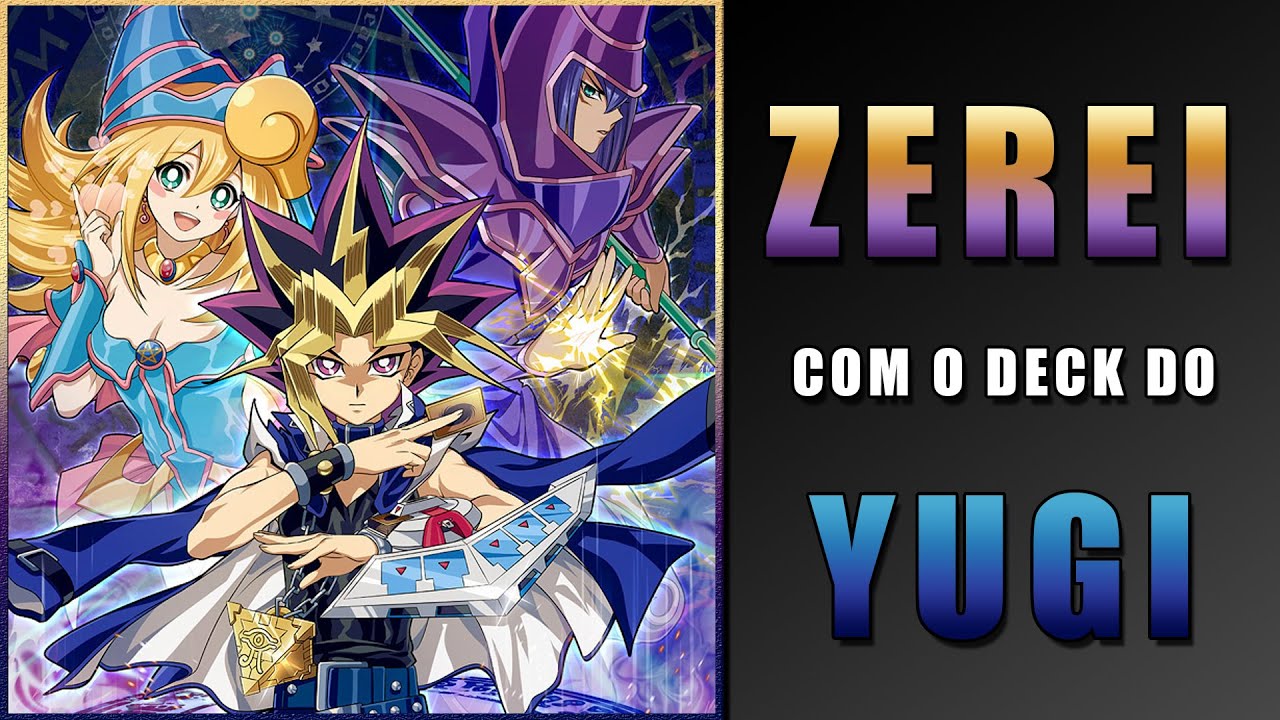Zerei Yu-Gi-Oh! GX Tag Force com o deck do Yugi