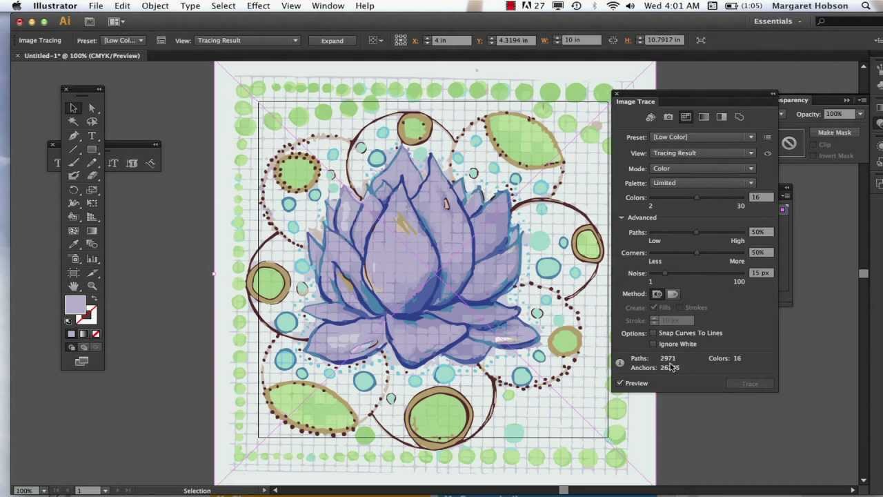 Image Trace in Illustrator CS6
