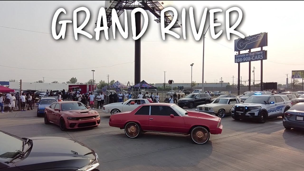 Grand River On A Sunday Detroit 