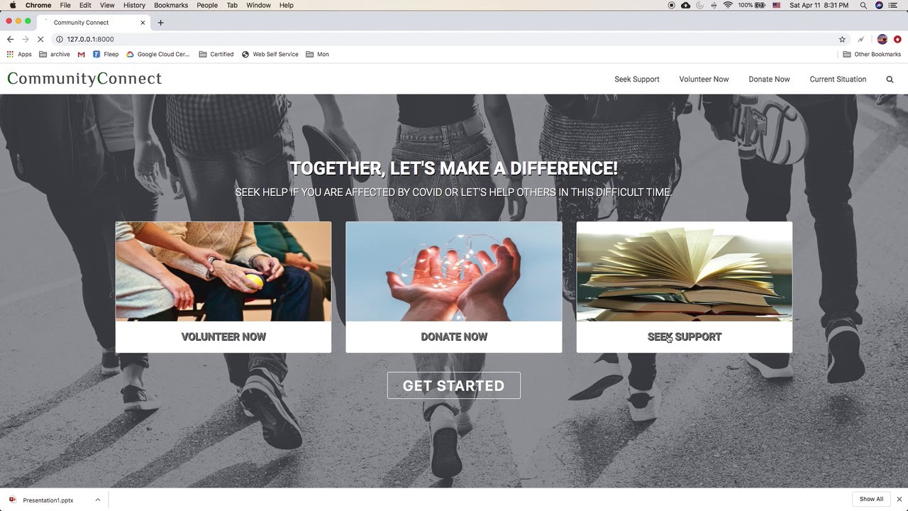 Community Connect App | HACK COVID