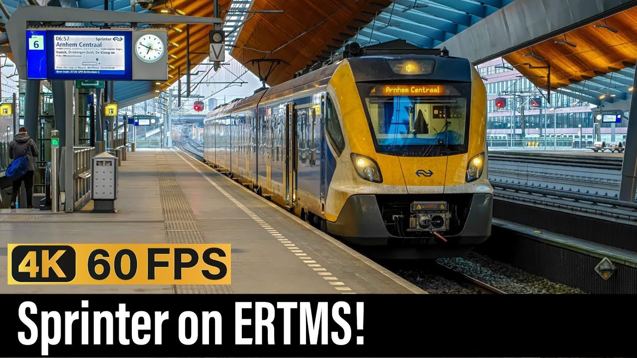 Train Cab Ride NL / Sprinter on ERTMS / Amsterdam - Utrecht - Arnhem / SNG Sprinter / March 2025