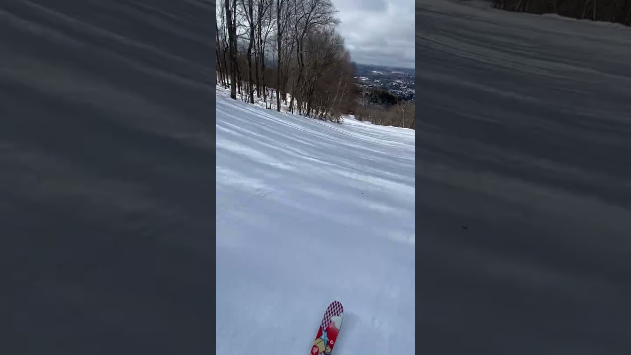Mont-Tremblant skiing (top to bottom)