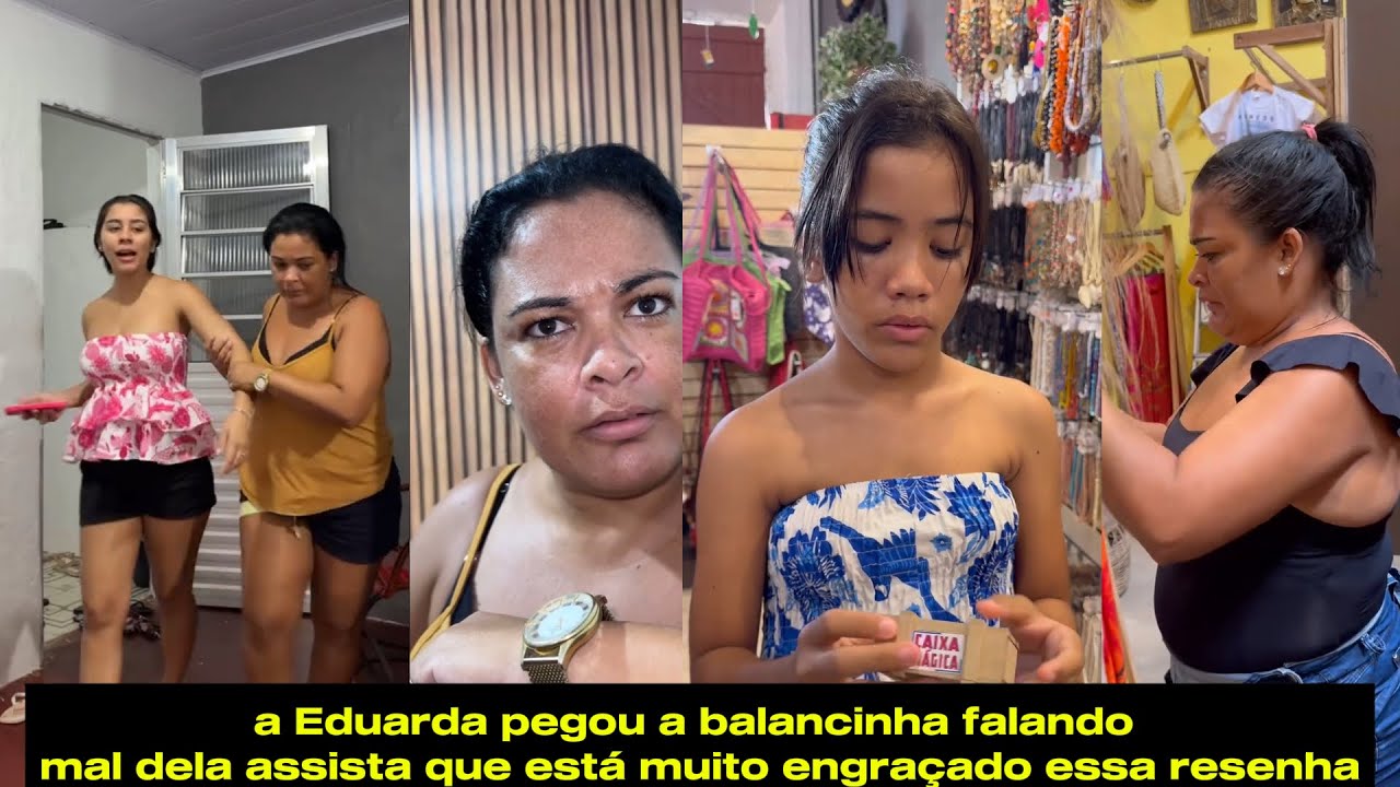 a Eduarda pegou a balancinha falando mal dela assista que está muito engraçado essa resenha