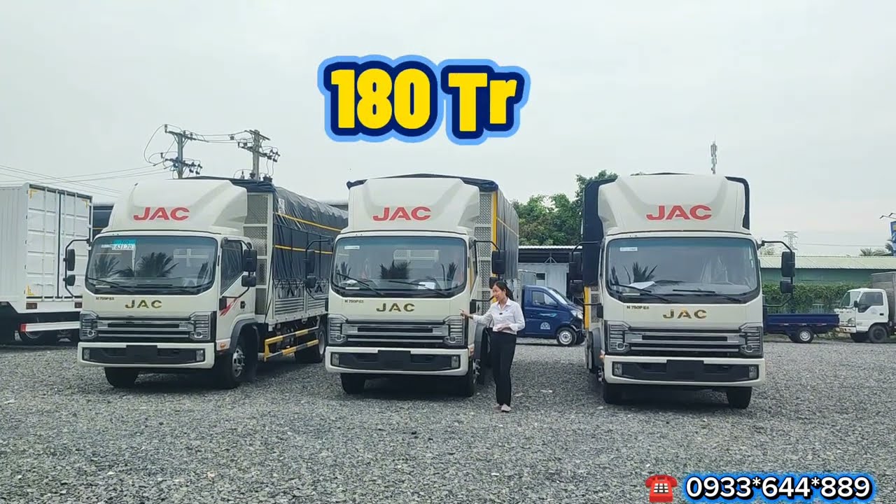 JAC N750E5 7Tấn4 Thùng Dài 6m2.Thùng Nhôm và Thùng Inox Xe Sẵn cho anh em chạy hàng tết 