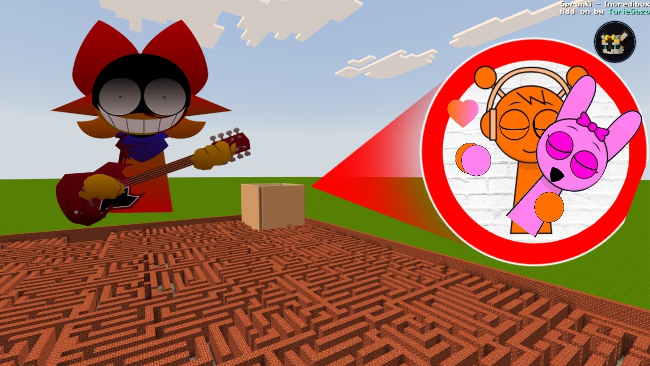 I Summon NEW Incredibox Sprunki in Minecraft PE Mod!!!”