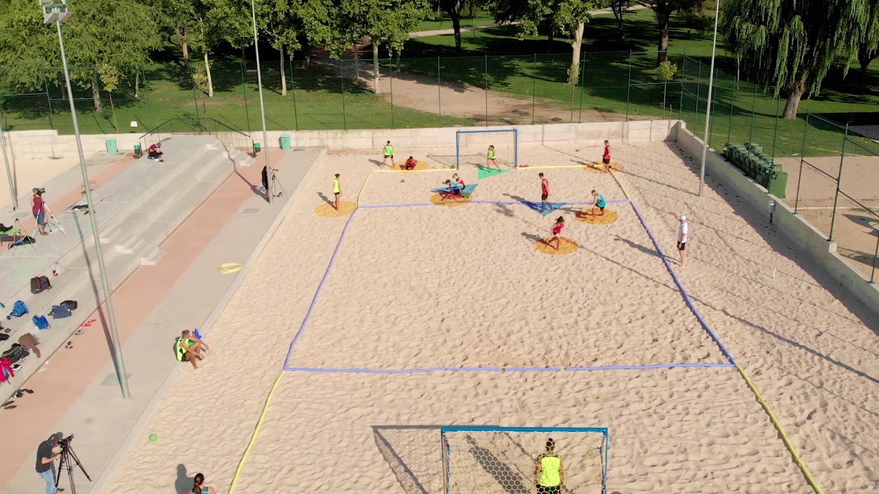 Beach handball training part 6 Defensive stamina