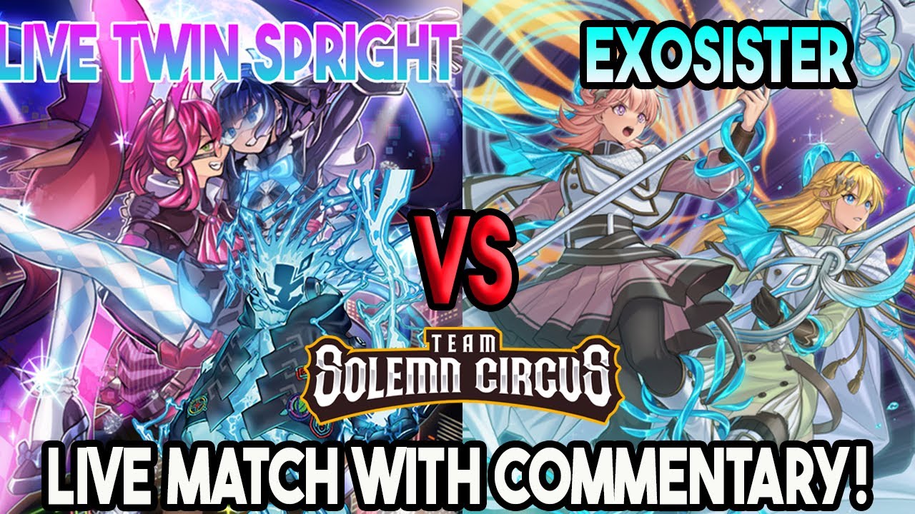 Live Twin Spright Vs Exosister : Yu-Gi-Oh! Locals Feature Match | Live Duel