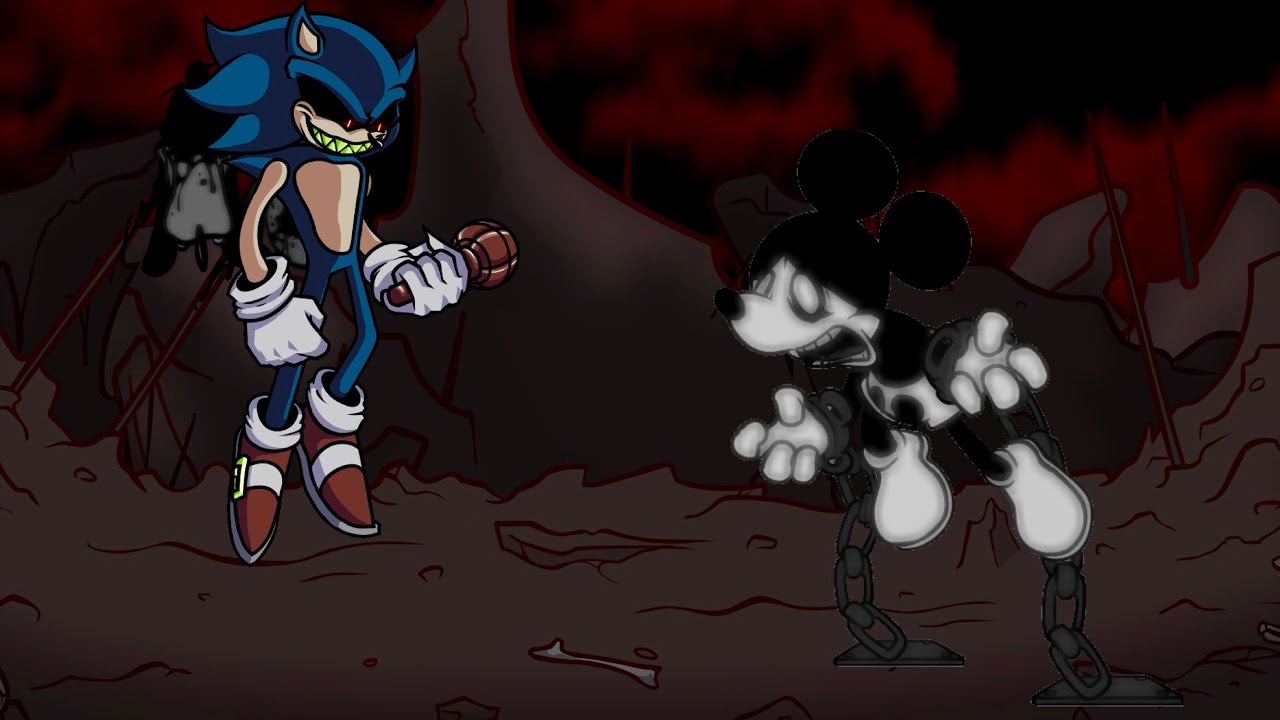 FNF Bratwurst Exe vs W.I Mickey [Life And Death Revamped x Versiculus Iratus] Mashup