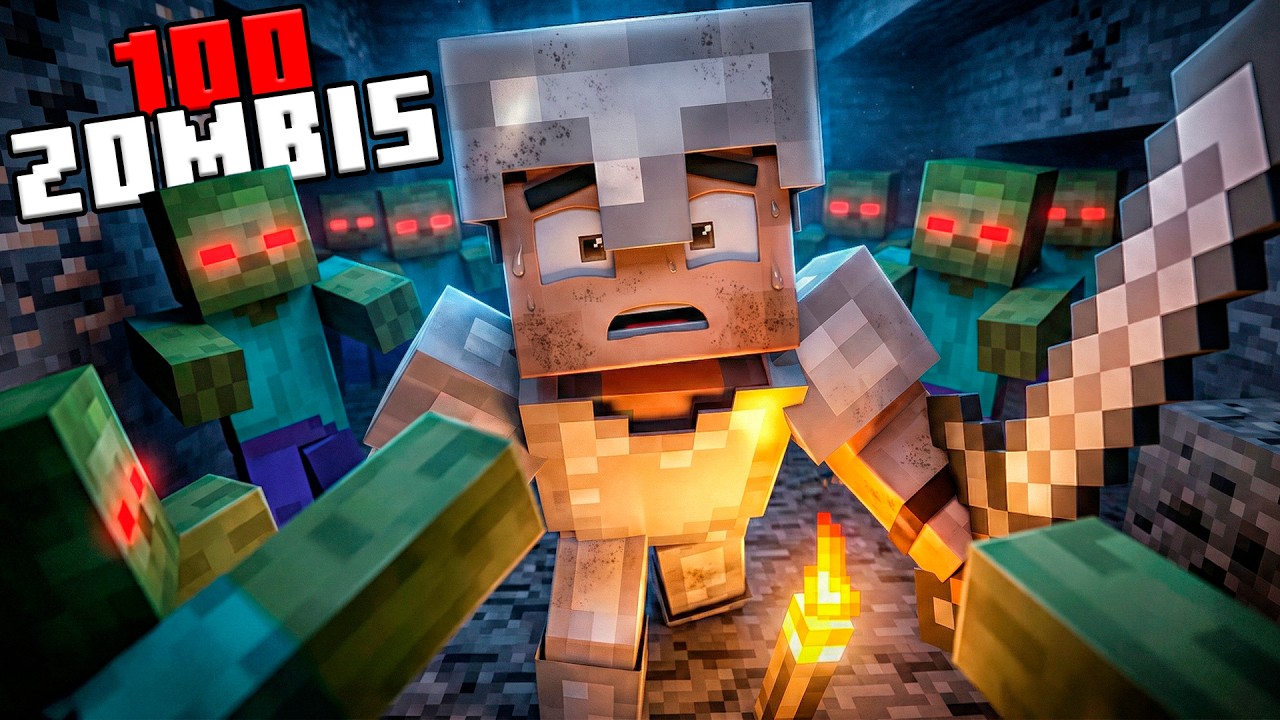 ¡100 ZOMBIS ME ATACAN A MI SOLO Y NO PUDE ESCAPAR! - UHC MÉXICO TEMPORADA 1 EP 6