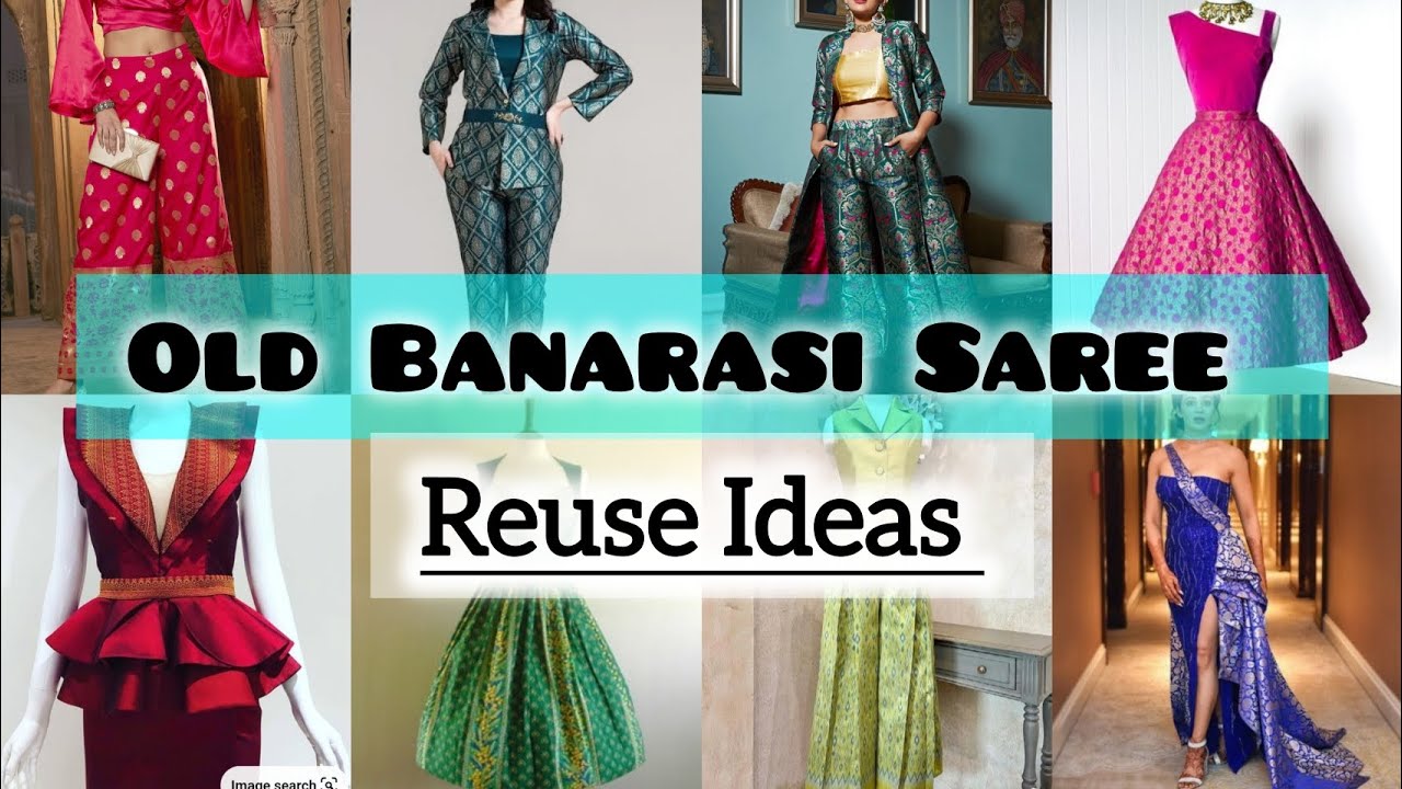 Trendy Outfits Form Banarasi Silk Sarees/ old Banarasi saree reuse Ideas/साड़ी से बनाए पार्टी ड्रेस
