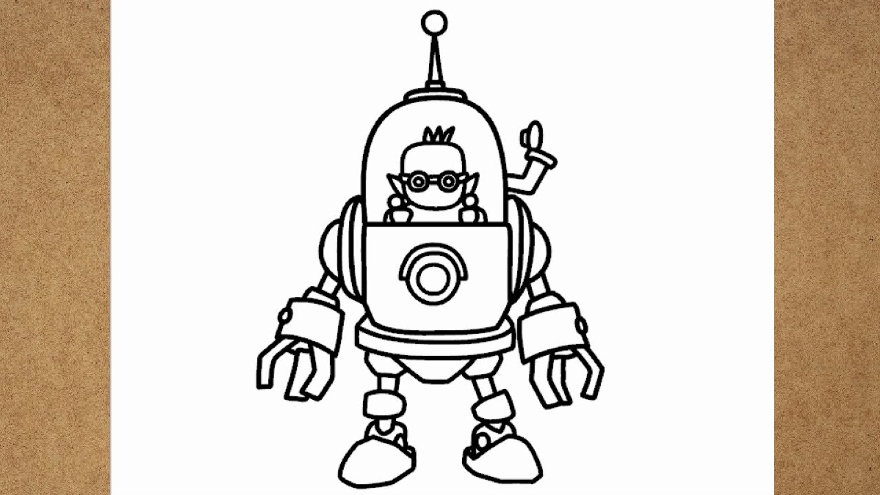 Como dibujar a Goblin Mech de Stumble Guys