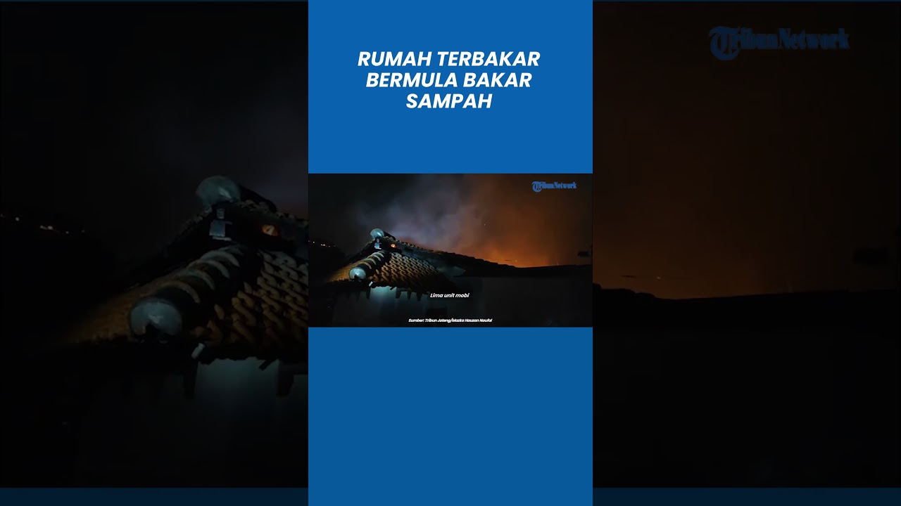 Rumah di Pati Hangus Terbakar, Bermula Bakar Sampah