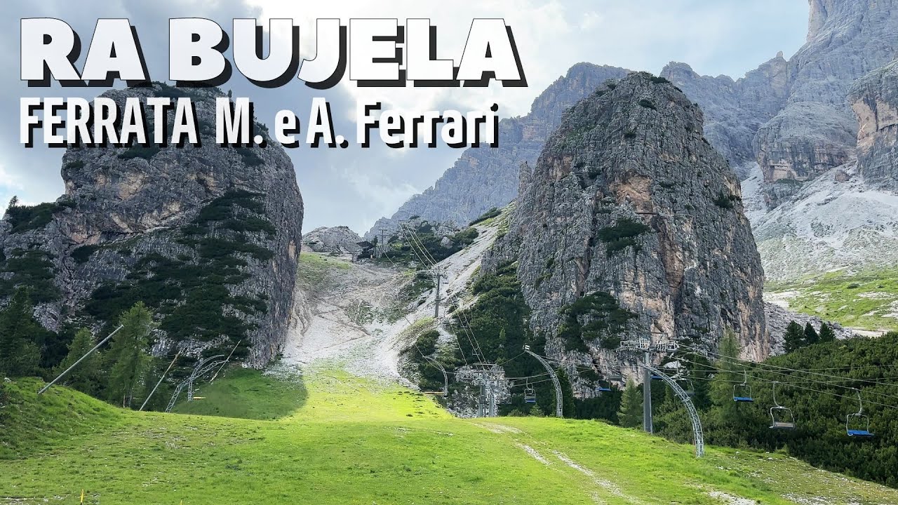 FERRATA Maria e Andrea Ferrari al RA BUJELA | TOFANE - Dolomiti UNESCO