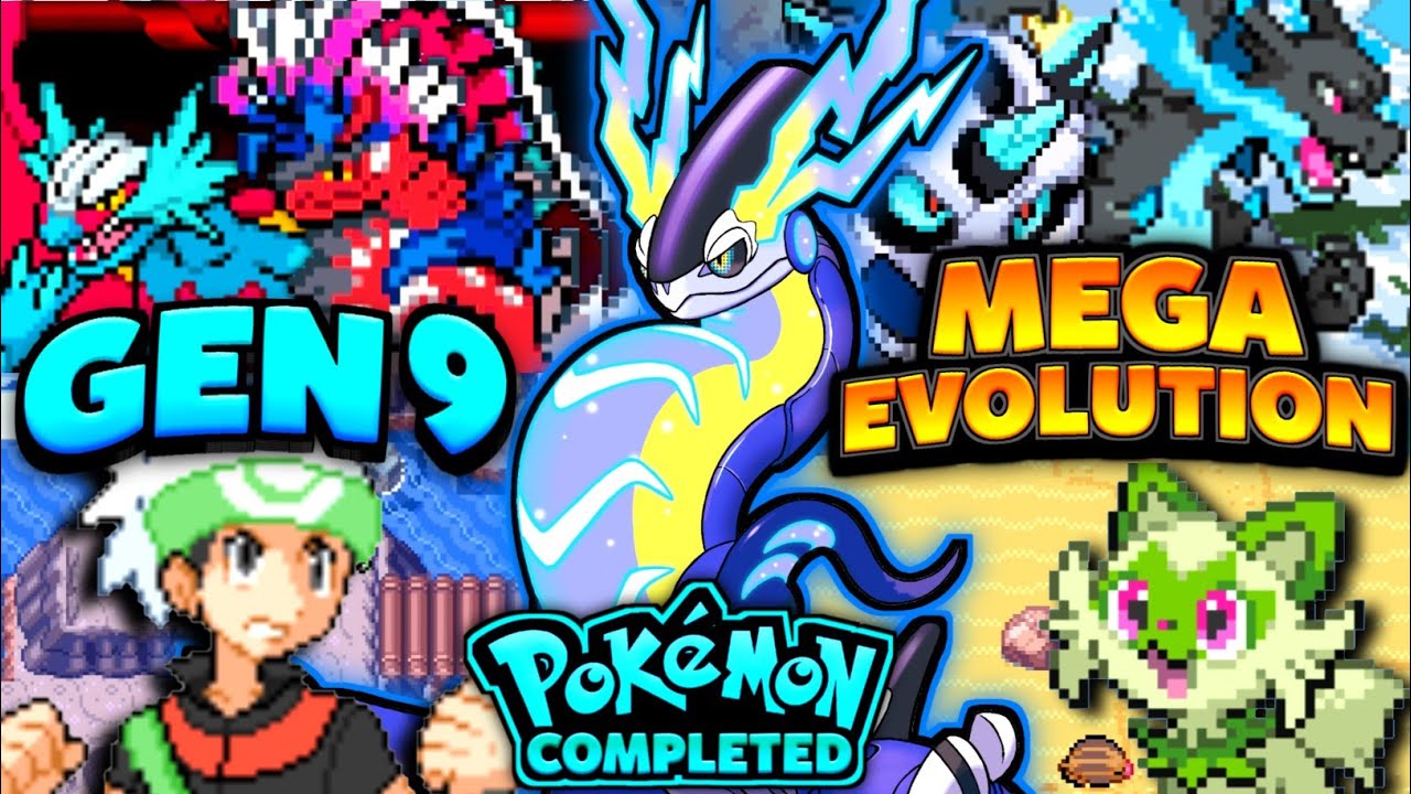 Pokemon GBA Rom Hack 2025 With Mega Evolution, Paldean Forms, Gen 1-9 & Much More!
