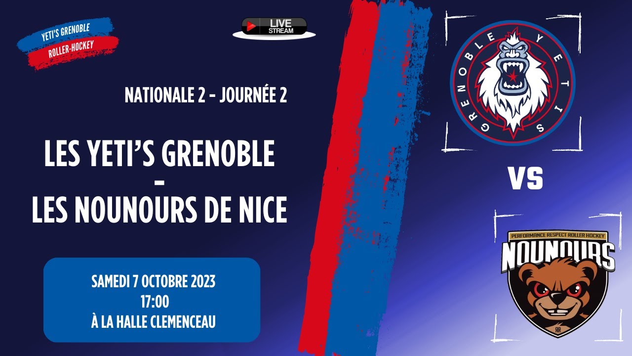 ROLLER HOCKEY 2023-2024 - CHAMPIONNAT DE FRANCE N2 Journée 2