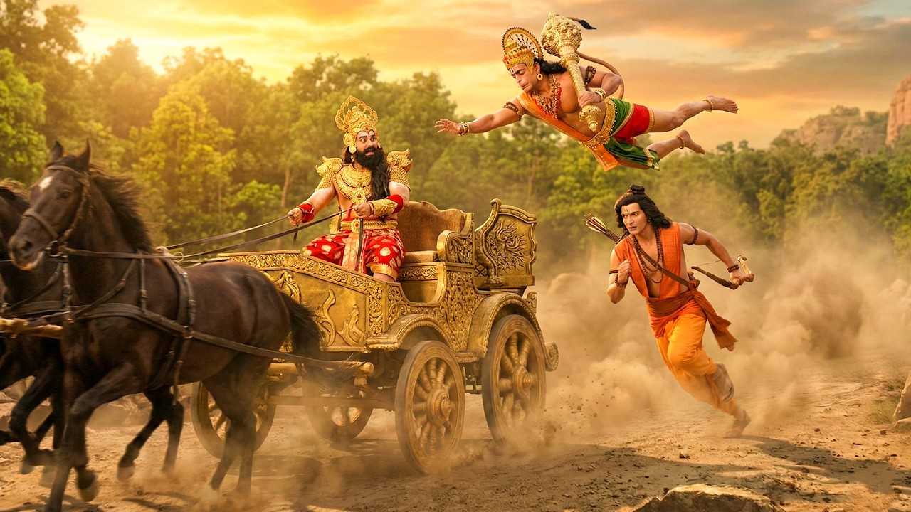 युद्ध छोड़कर भागा रावण, लक्ष्मण और हनुमान जी ने किया पीछा | श्रीमद् रामायण |  New Episode 2026