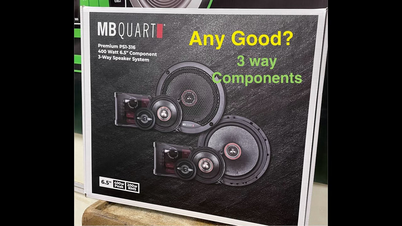 Component Speaker Test Part 4,  MB Quart 3 way PS1-316