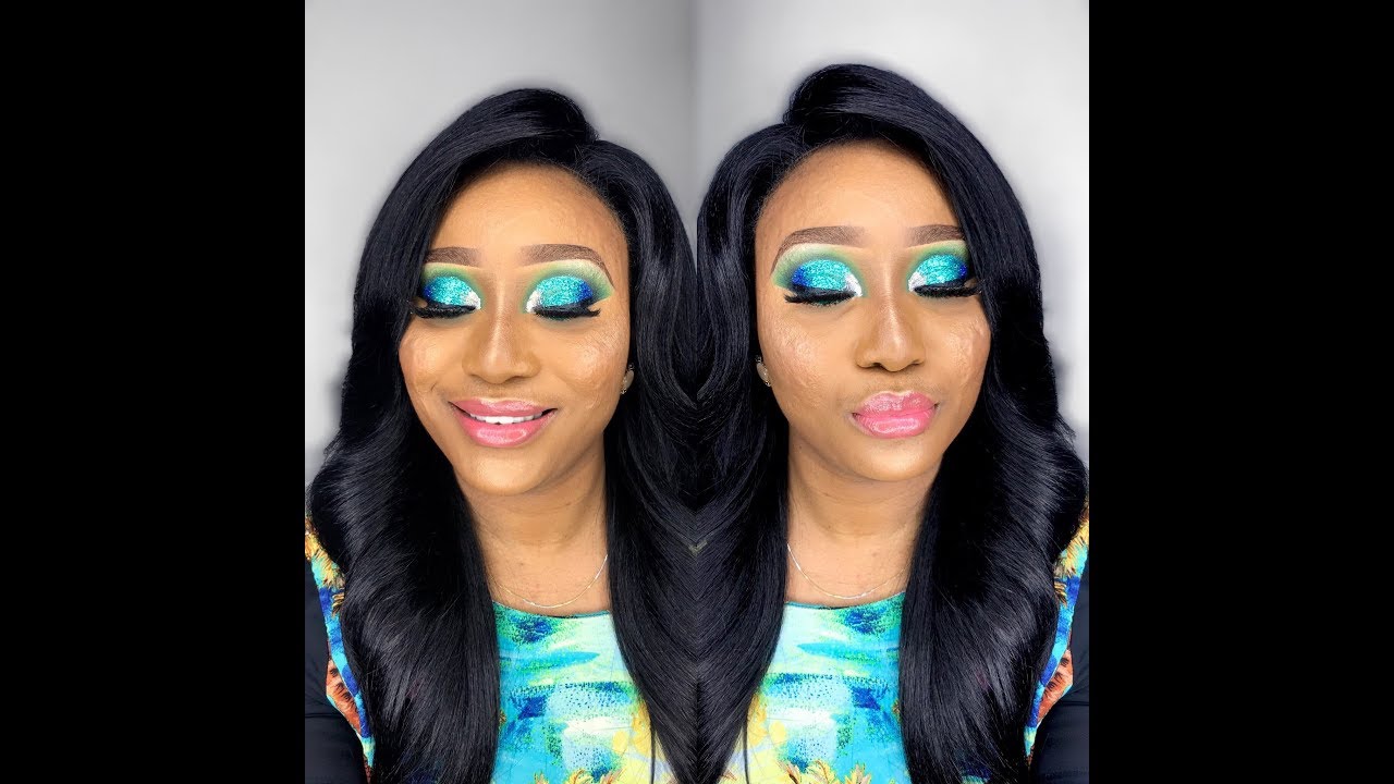 OMBRÉ GLITTER CUT CREASE MAKEUP TUTORIAL | MMA MAKEUP ACADEMY