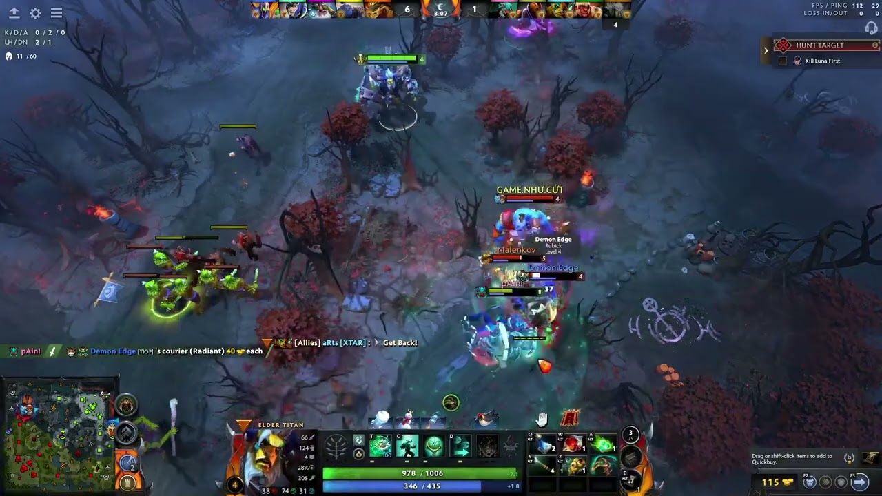 Dota 2 Failed Elder Titan 3 part 1