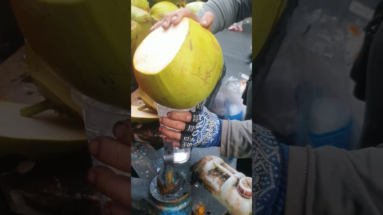 Cutting a Coconut with Laser Precision