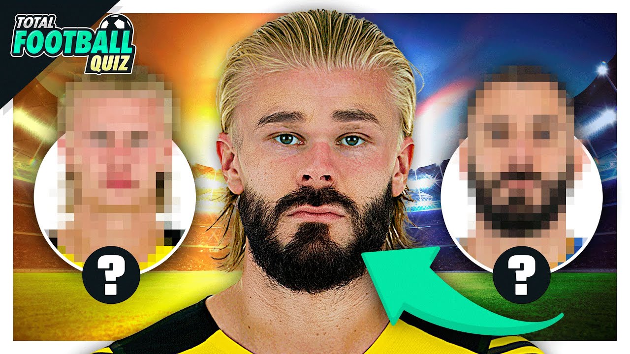 GUESS THE TWO FACES OF MERGED PLAYERS | QUIZ FOOTBALL 2022