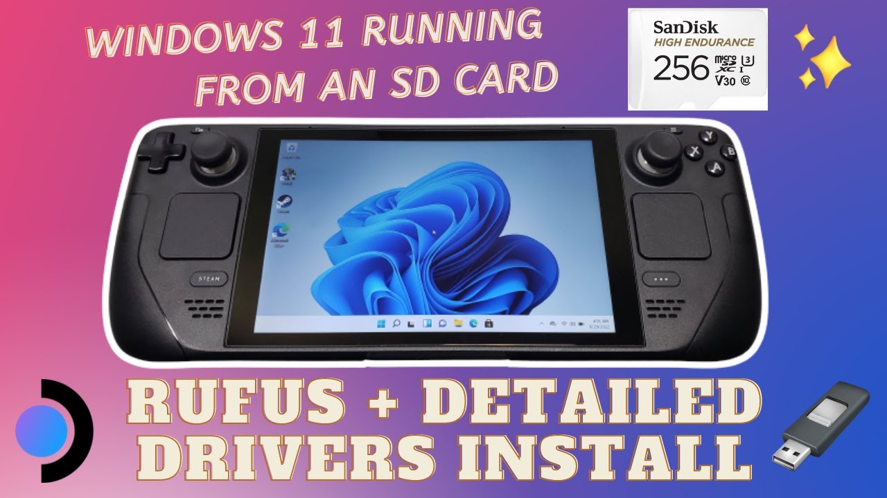 Follow Up: Using Rufus to Install Windows 11 + Drivers and Steam Controls ACTIVATED