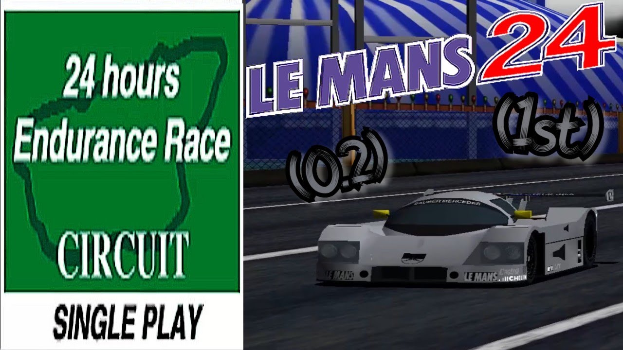 Sega Le Mans 24: Sauber C9 (Endurance Race Mode) (Color 1) (1st) (0.2)