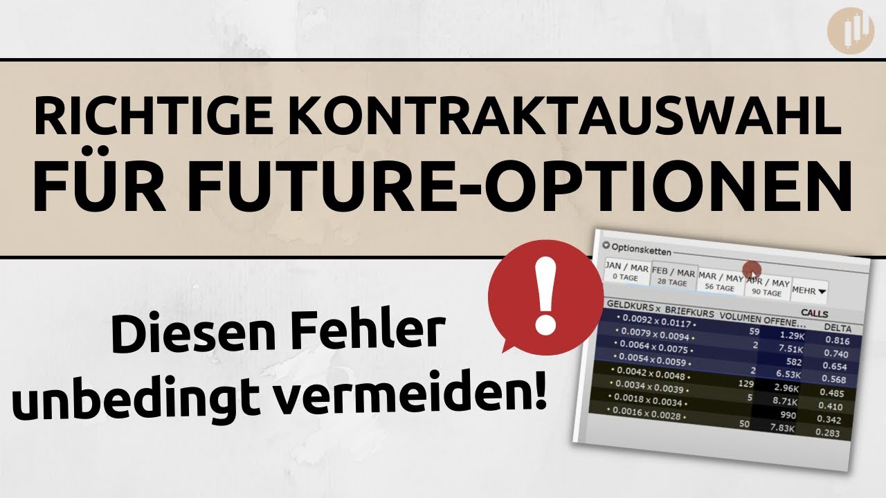 Calender-Spread mit Rohstoff-Optionen - So w&auml;hlt ihr eure Option richtig aus!