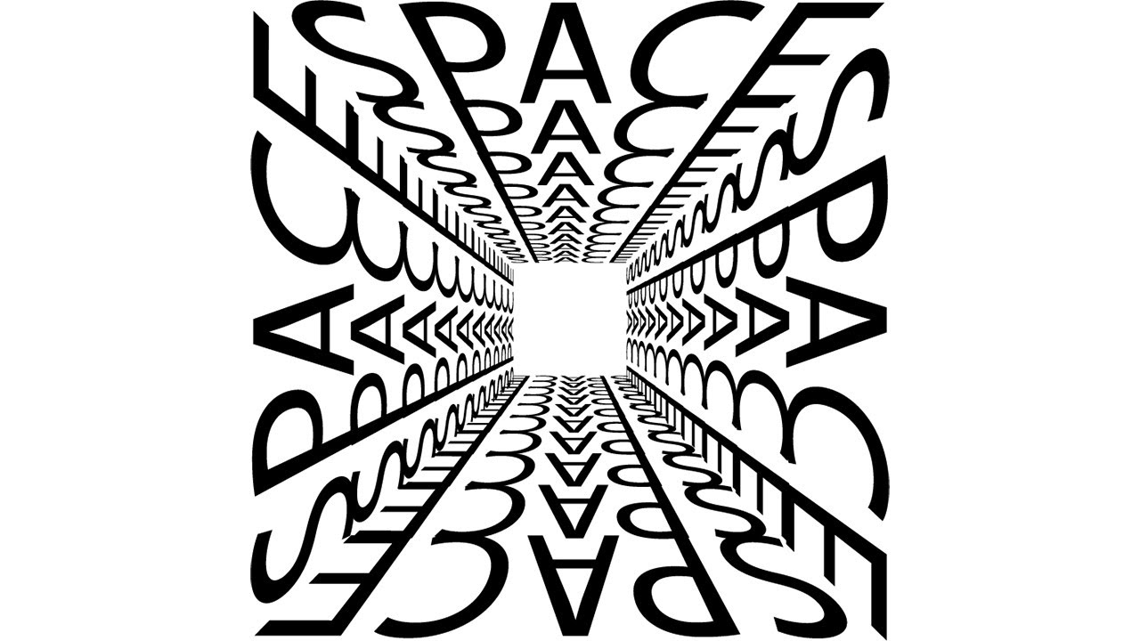 How to make hollow text with perspective in Illustrator
