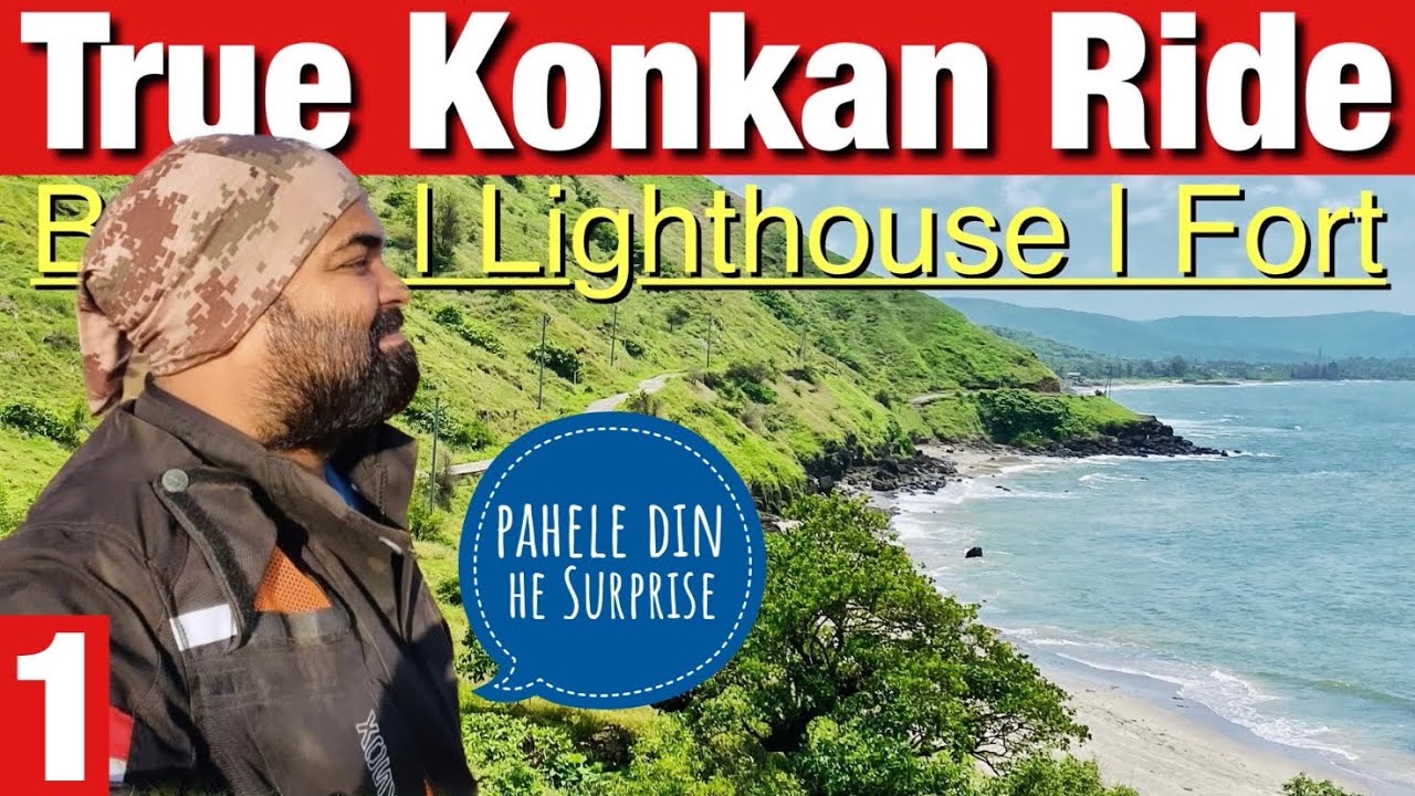 Surprise on True Konkan Coastal Ride | Episode 1 | Ambarnath to Korlai Beach | Fort | Light House